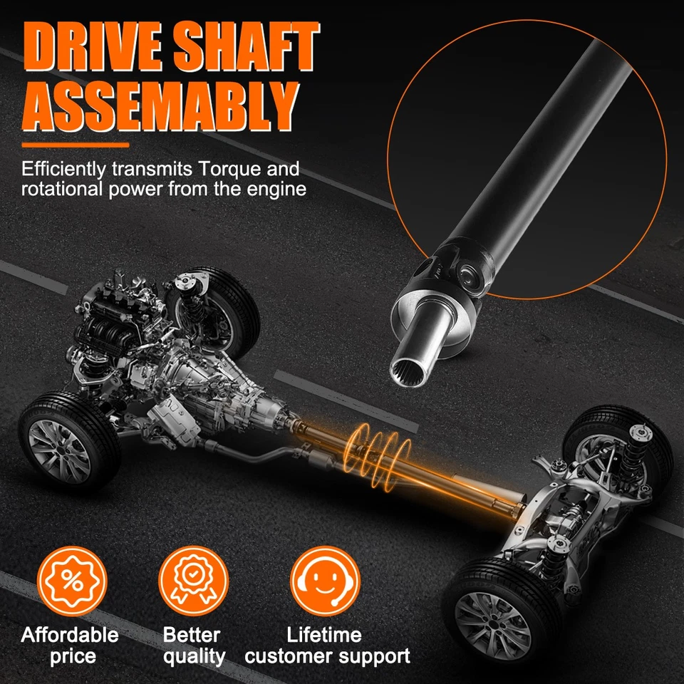 Rear Driveshaft Fits For 2004-2006 Toyota Sienna 3.3L 2007-2010 Sienna 3.5L AWD Foto 4 de 4