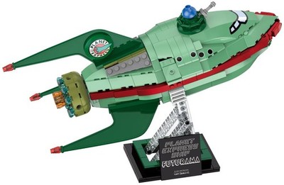 Brickcraft Futurama Planet Express Ship Building Block Set #72200