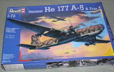 Revell 04616 Heinkel He 177 A-5 & Fritz X Maßstab 1:72 mit OVP Sammlung