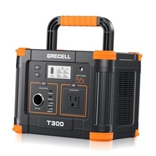 Portable Power Station 300W, 230.88Wh Solar Generator with 60W USB-C PD 330W