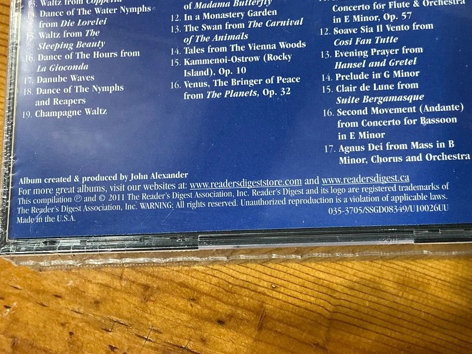 CLASSICAL MUSIC 68 GREATEST (2011, CD) NEW Calm & Free Classics for Every Mood - Image 4 of 4