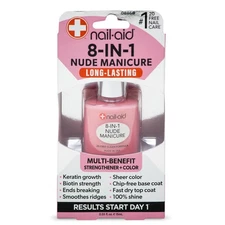 NAIL-AID 8-in-1 Nude Manicure, French Sheer, 0.55 Fl Oz (Pack of 1) 