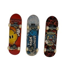 World Industries Tech Deck Lot Of 3 Finger Skateboards Vtg 3 5/8”