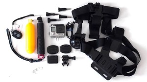 Gopro Hero 4 Silver Edition with Accessories & Mounts