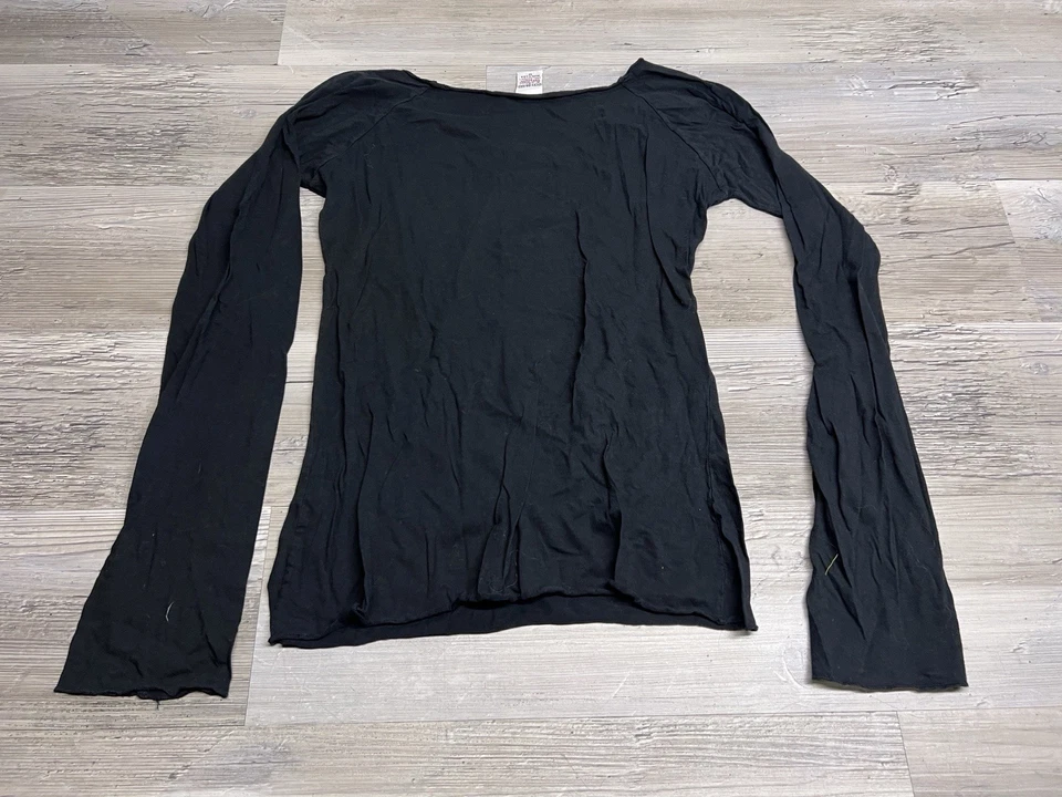 Camiseta de Colección Lucky Brand Para Mujer Manga Larga Tatuaje Estilo Motociclista Talla M Hecha en EE. UU. Foto 2 de 4