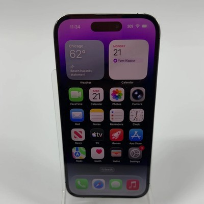 Factory Unlocked Apple iPhone 14 Pro 1TB Deep Purple MQ303LL/A