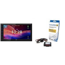 JVC KW-M590BT Digital Media Receiver Featuring 6.8" Capacitive Touch Monitor,...