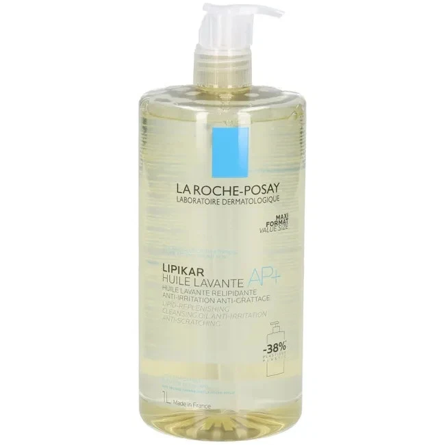 La Roche Posay Lipikar Dusch- und Badeöl AP+, 1 L, PZN 20225505