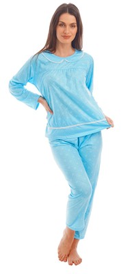 i-Smalls Strawberry Print Cotton Tunic Style Frill Cuffed Pyjama Set Nightwear