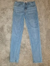 Levis 720 Jeans Girls Size 16 Blue Stretch Denim High Rise Super Skinny