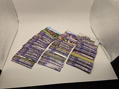 112 Super Trucks Limited Edition CAT Scale Collectors cards, duplicates in set.