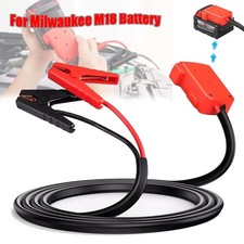 For Milwaukee M18 Power Battery Jumper Starter Jump Kit 8 AWG Cable Clamps
