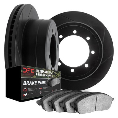 For Dodge Ram 2500 01-02 Brake Kit DFC Slotted Rear Brake Kit w Ultimate Duty