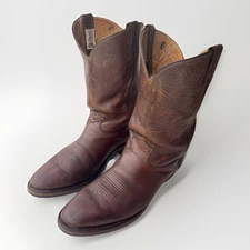 Chippewa Steel Toe Cowboy Boots 14D Vibram Sole USA Made Work Western Leather