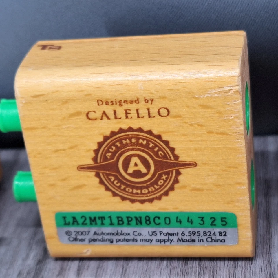 Calello Automoblox Wooden Car Truck Building Blocks Parts Lot - Image 3 of 4