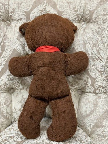 Rare Vintage Soviet Union Plush Bear Toy with Rubber Face USSR, 50 cm - Picture 5 of 14