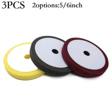 Sponge Buffing Pads Foam Polishing Pads Kit Sanding Disc Replace For Car Waxing