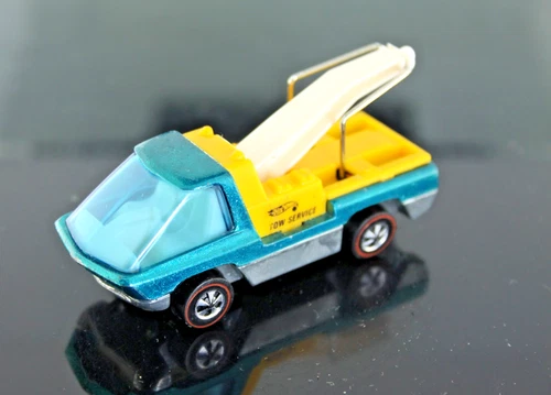 Heavyweights Tow Truck Aqua Original   Hot Wheels REDLINE