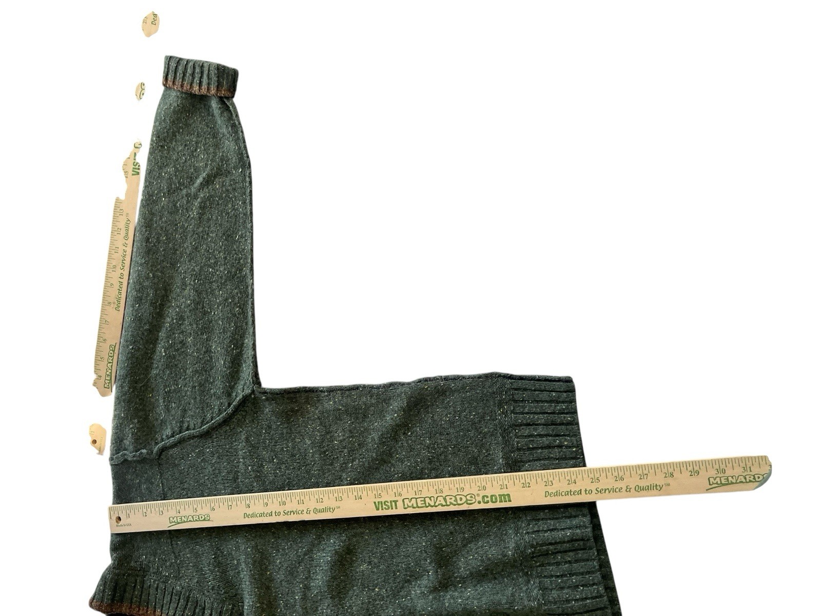 Pendleton Shetland Wool Sweater M Pullover V-Neck… - image 5