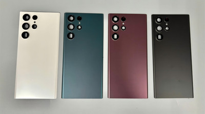 For Samsung Galaxy S22 Ultra Battery Back Cover Glass Cover with Camera Lens