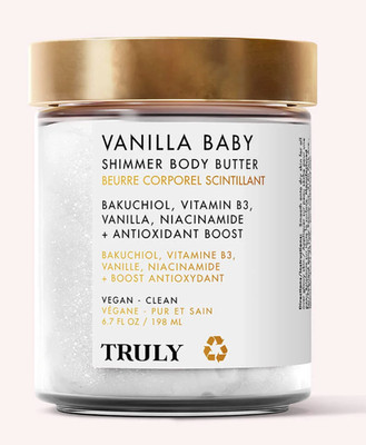 TRULY Vanilla Baby Shimmer Body Butter 6.7 oz/198 ml | New/Sealed