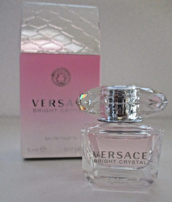 WUNDERSCHÖNE PARFUM MINIATUR  VERSACE BRIGHT CRYSTAL 5 M EDT MIT BOX