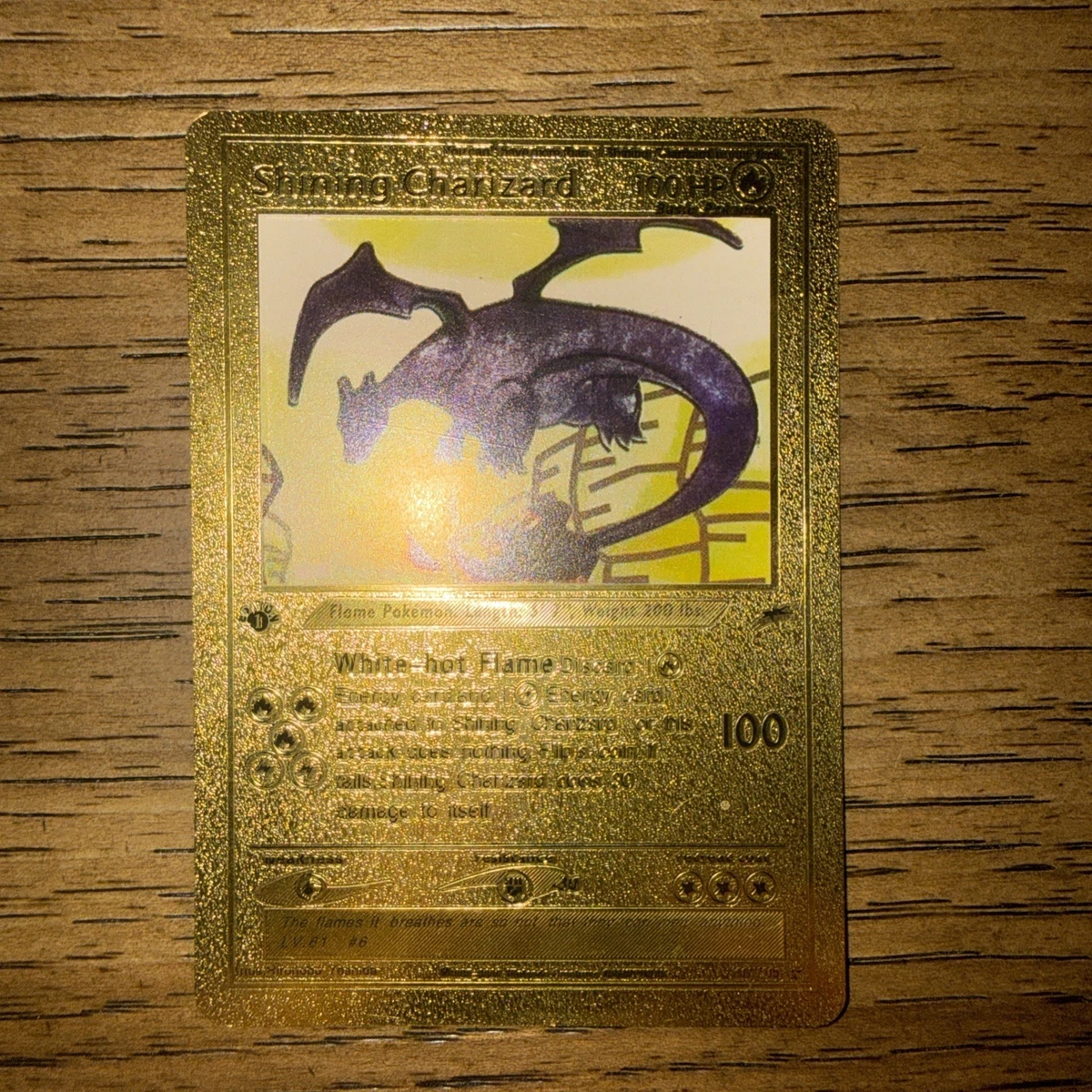 Fire Charizard Pokémon TCG Neo Destiny Individual Collectible Card