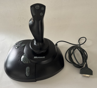 Microsoft SideWinder Precision Pro X03-57540 Vintage PC Gaming Joystick