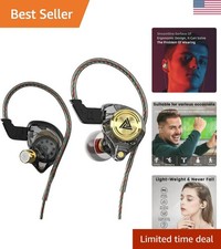 Wired Gaming Earbuds, Ak3file in Ear Monitors, Deep Bass Sound Wired Earbuds,...