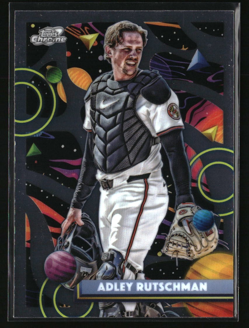 2025 Topps Chrome Cosmic Adley Rutschman #102 Baltimore Orioles