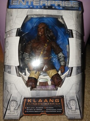 Star Trek Enterprise Broken Bow Klingon Klaang 2002 Art Asylum 6'' Action Figure