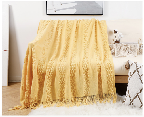 Trendy Style Knitted Afghan Throw Blanket Sofa Bed Couch Winter Warmer-1026 - Picture 14 of 19