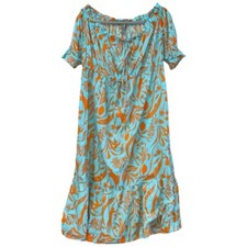 ASOS DESIGN Women's Off Shoulder Tiered Maxi Beach Dress Sz 6