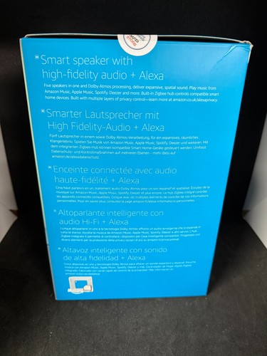 Amazon Alexa ECHO STUDIO NERO/ANTRACITE ALTOPARLANTE CON IL MIGLIOR AUDIO - Afbeelding 2 van 3
