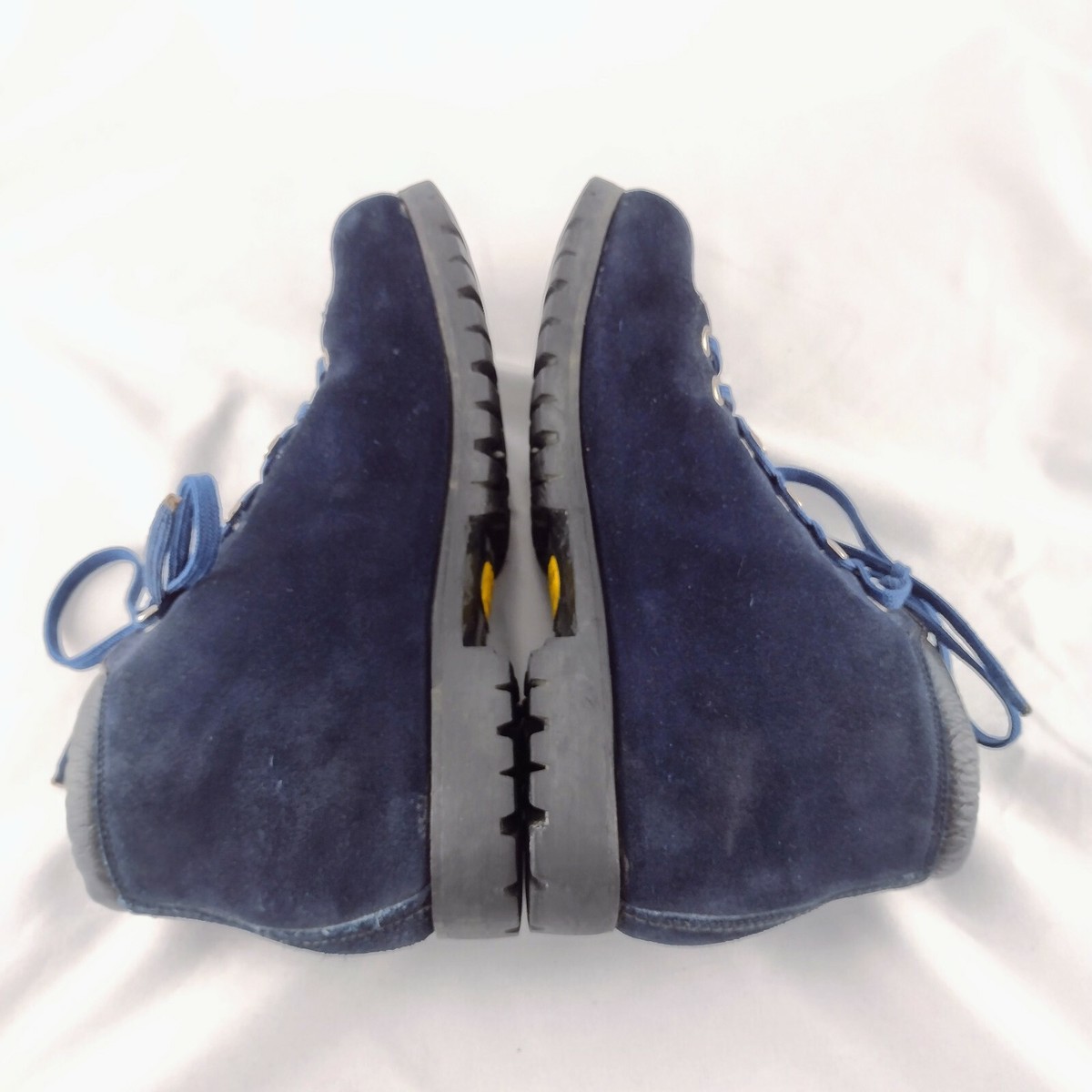 Calzaturificio Alps Fabiano Blue Suede Boots Hiking 