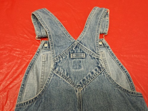 Childrens S 5-6 GAP Overalls Bibs Coveralls Denim Jean Carpenter VTG 2001 - Picture 7 of 8