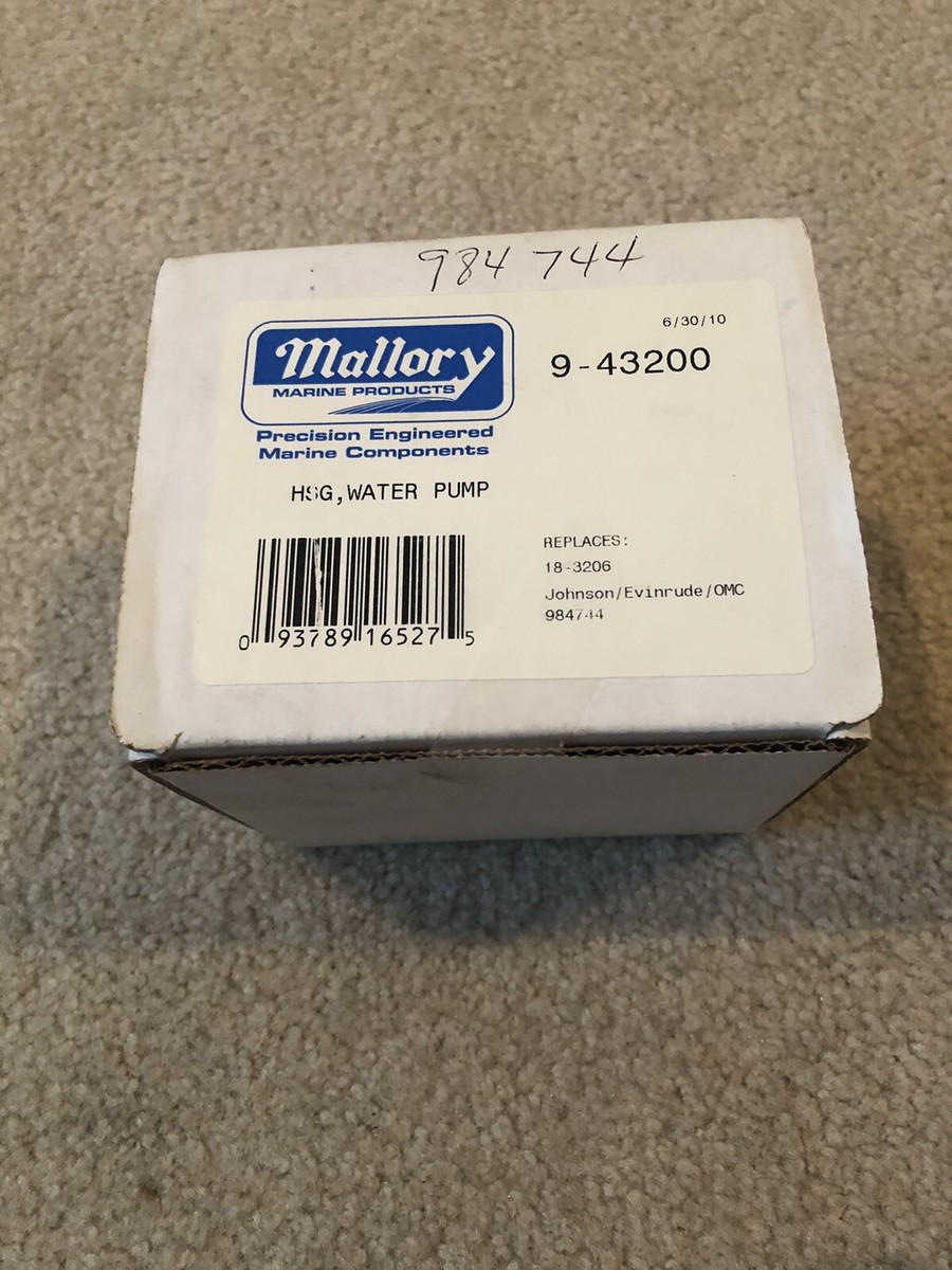 SRI 専用 Mallory Marine Water Pump Kit 9-43200 | eBay