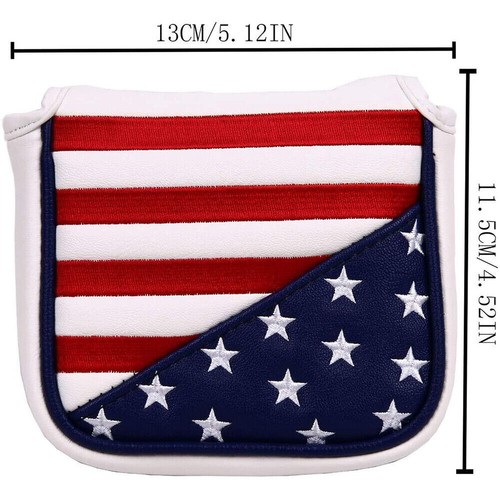 NEW Square Mallet Golf Putter Cover Headcover Magnet for Taylormade Spider Tour - Picture 2 of 8