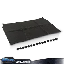 Hood Insulation Pad 1/2" Fiberglass Fit For 1991-1996 Caprice Impala Gray/Black