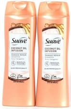  2 Pack Suave - Coconut Oil Infusion SHAMPOO, Damage Repair 15 oz PRIORITY MAIL