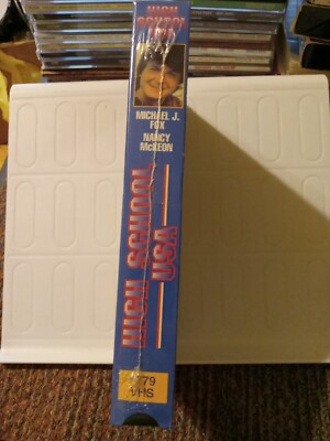 New Sealed High School USA (VHS 1983) Michael J. Fox 1st FILM
