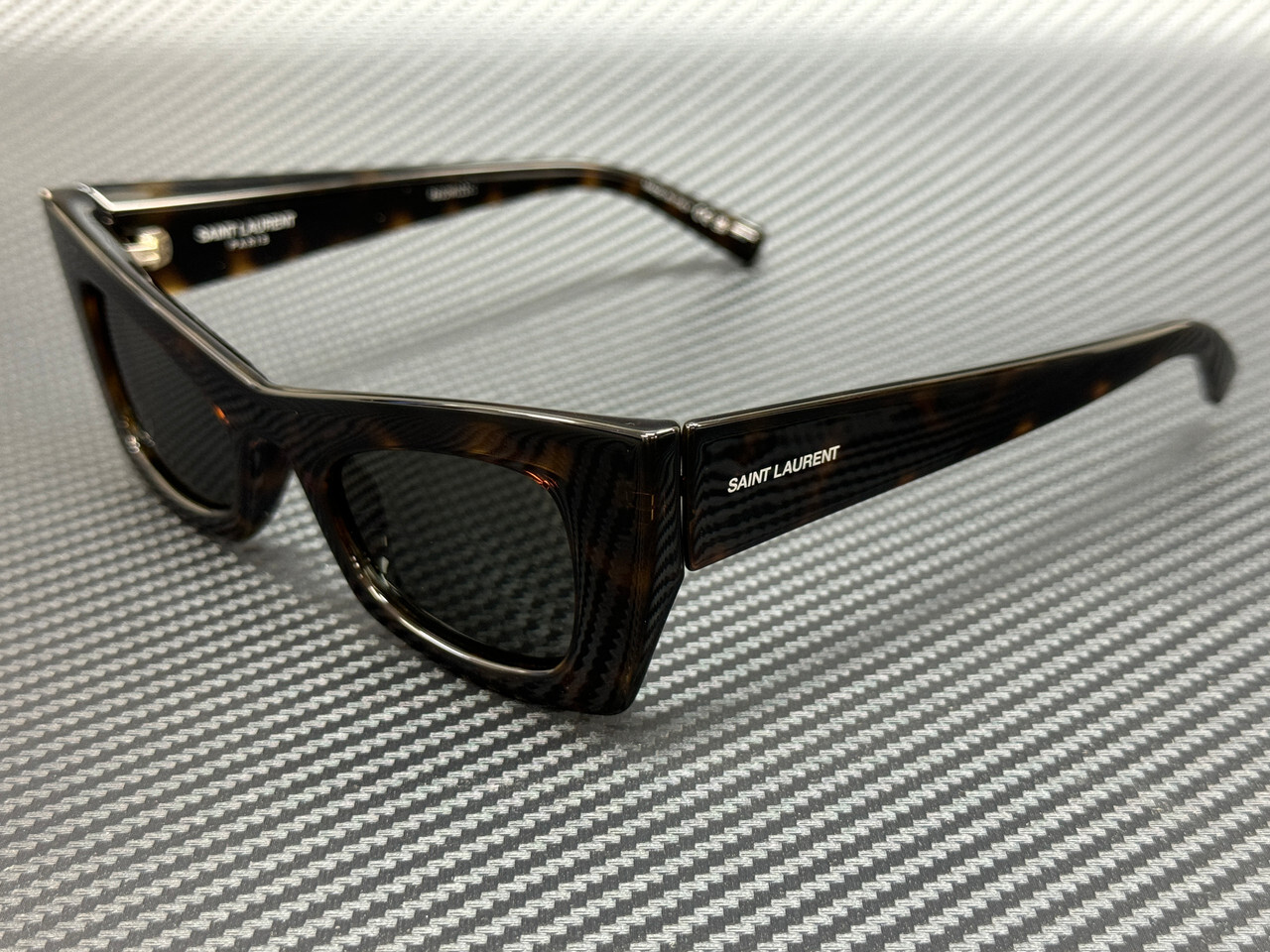 Occhiali da sole donna SAINT LAURENT SL 702 002 grigio avana medio 49 mm