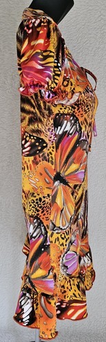 Say Anything Womens Shirt Top Blouse Size S Small Butterfly Zebra Leopard - Picture 23 of 24