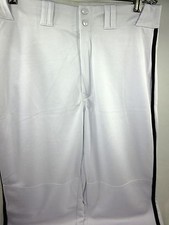 Lot of 4: EASTBAY, GAMEDAY BASEBALL PIPED PANTS, X-LARGE, WHITE/ BLACK 2262134