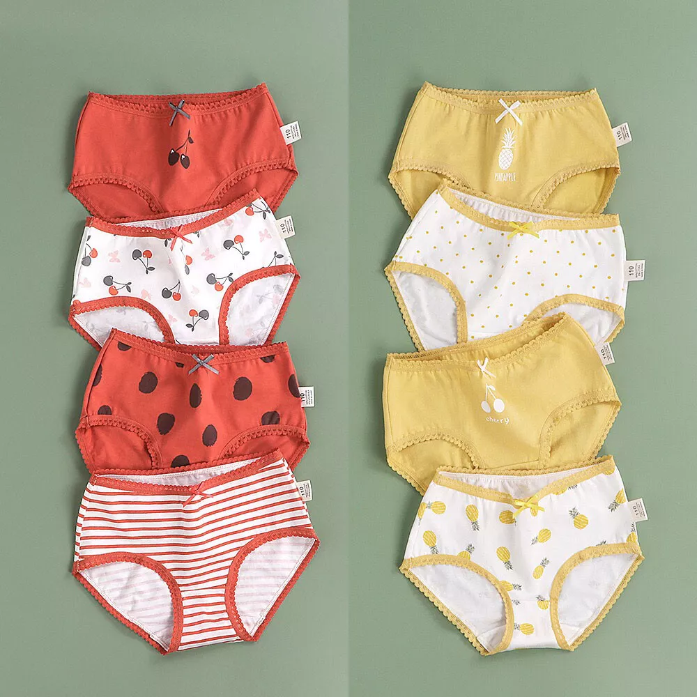 4-Pack Little Girls' Underwear Toddler Panties Kids Comfort Soft