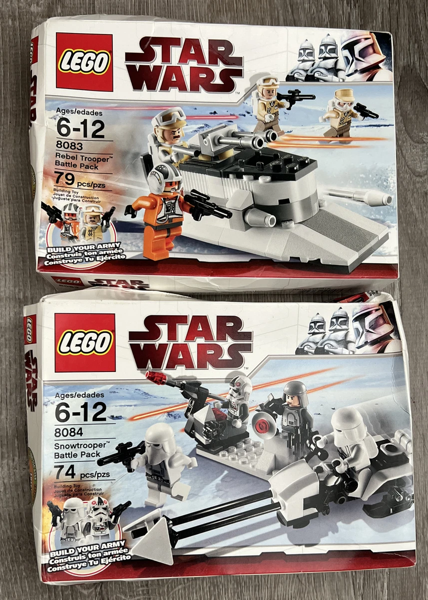 LEGO Star Wars: Rebel Trooper Battle Pack (8083), Snowtrooper Pack (8084)