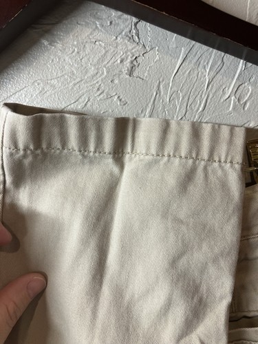 Gap Kids Boys Khaki Flat Front Straight Leg Pants Size 12 Reg. Adjustable Waist - Picture 6 of 6