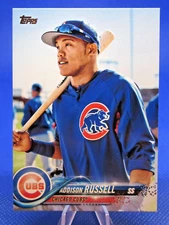2018 TOPPS SERIES 2 #384 ADDISON RUSSELL SP SHORT PRINT VARIATION CHICAGO CUBS