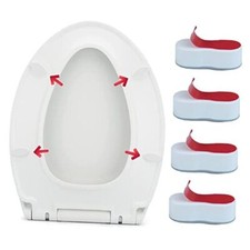 Bidet Toilet Seat Bumpers, Prefdo PCS Strong Adhesive Toilet Seat Attachment 4