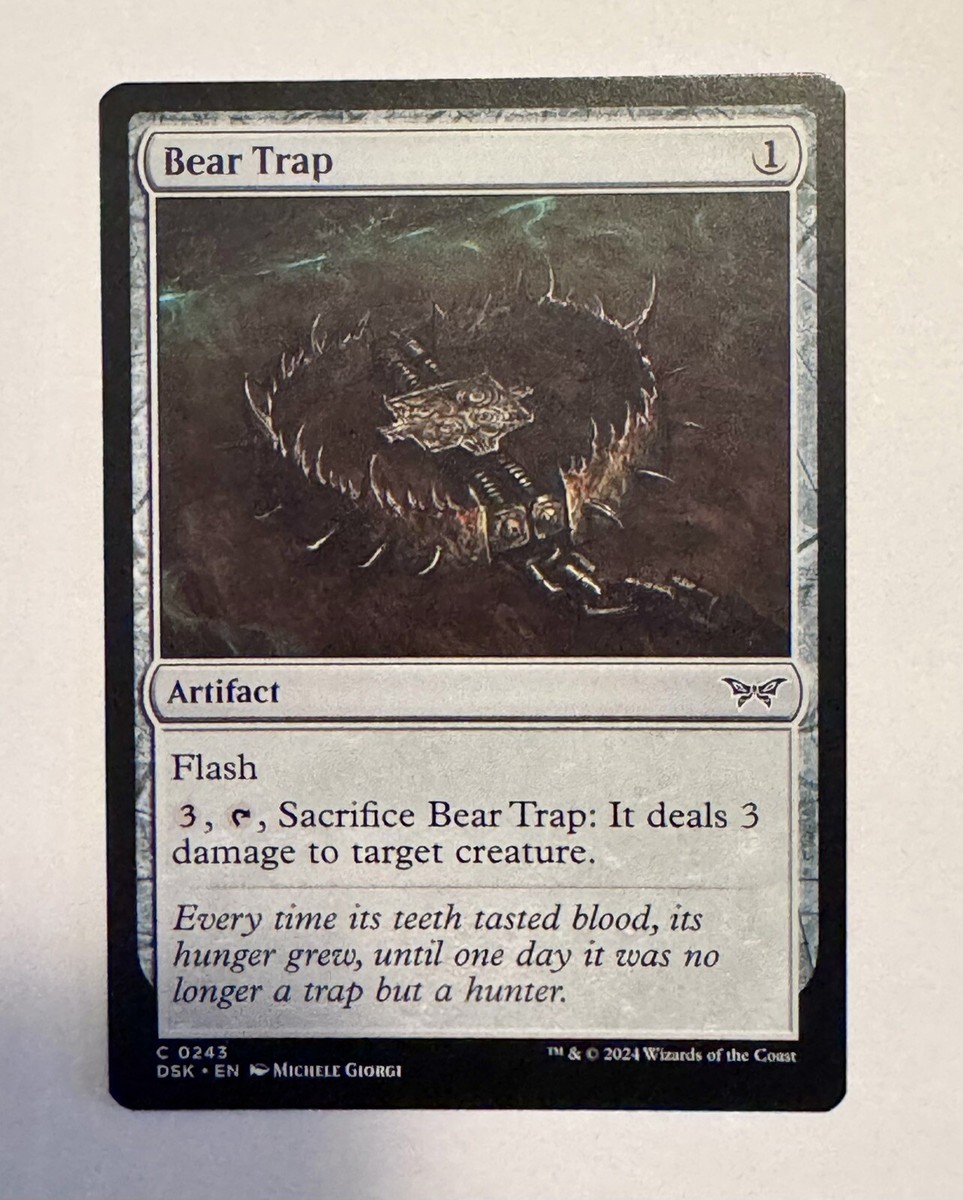Bear Trap - Duskmourn: House of Horrors - MTG DSK | eBay